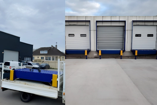 mcd 27 installation de fermetures industrielles a caen 14 mini pont hydraulique1